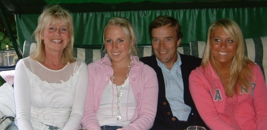 Kerstin (Skog) Nord and family. L-R:  Kerstin, Lina, Janne & Karin